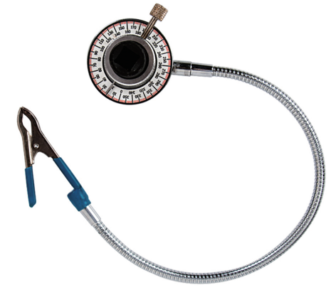 Angular Gauge with clip arm
