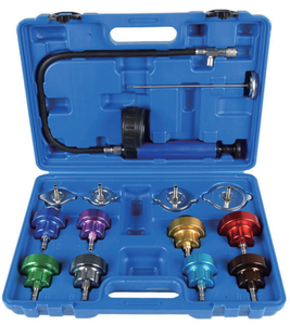 Radiator Pressure and Cooling System Tester /Refilling System inluded /14 pcs