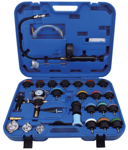 Radiator Pressure and Cooling System Tester /Refilling System inluded /28 pcs